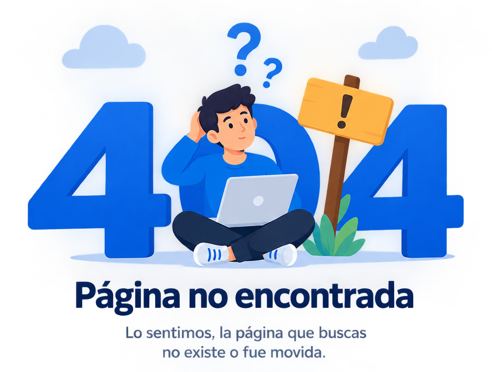 Página no encontrada: error 404